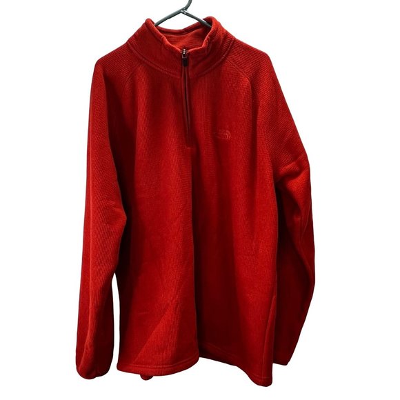 The North Face Pullover Waffle Weave Fleece Lined Mock Neck size XL Men - Picture 1 of 6